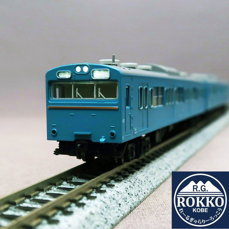 ※Re-release (10-1743A) JNR Series 103 (Hi Cab/Sky Blue) 4 car