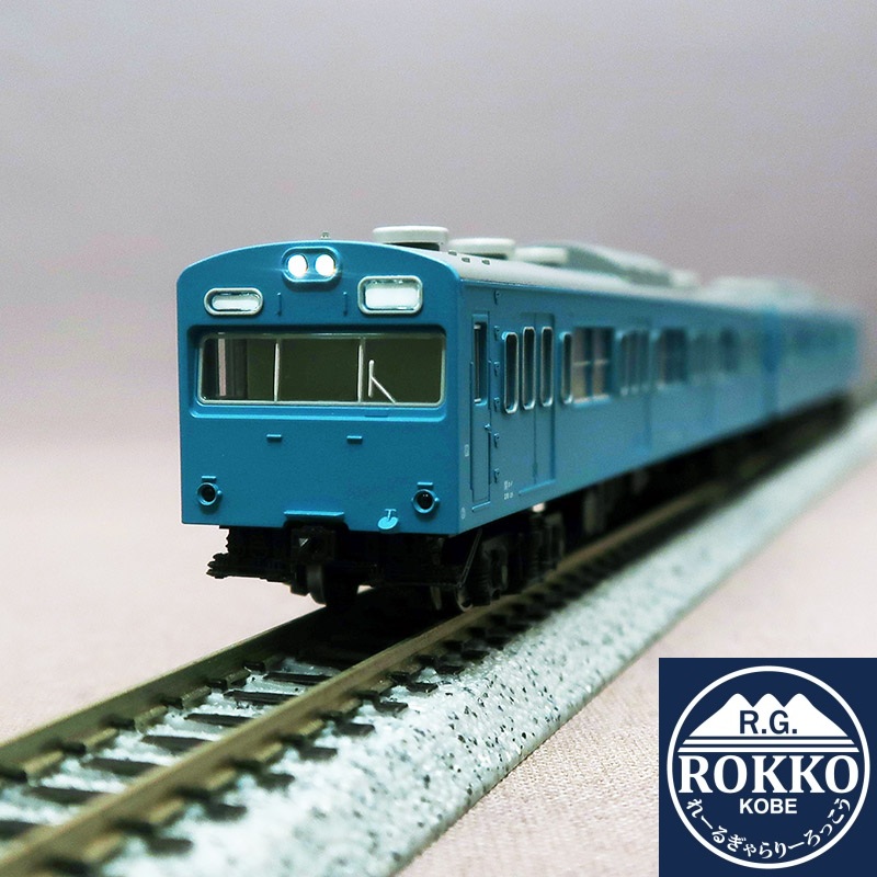 (10-1743F) JNR Series 103 (Low Cab/Sky Blue) 4 car