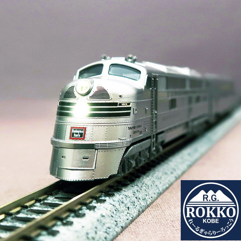 (106-090) GCB&Q E5A ＆Silver Streak Zephyr 6 Cars set