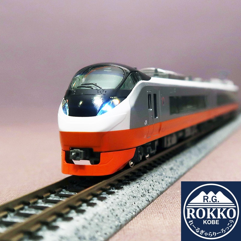 (10-1874) JR E657 series (E653 series revival color/orange) 10 Cars ※Equipped with a new slotless motor