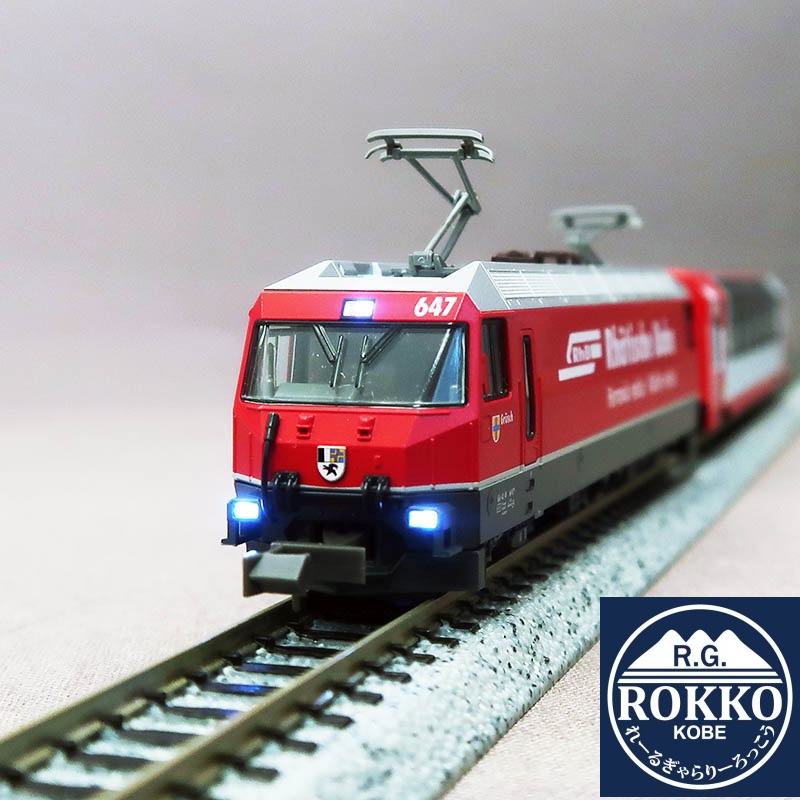 (10-2026+2027) Glacier Express in the Alps (Glacier Express Ge4/4-III #647) ※Equipped with a new slotless motor