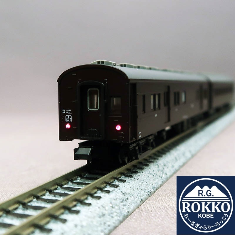 ※Re-release (10-034) Old Passenger Car Set (Brown) 4 Cars